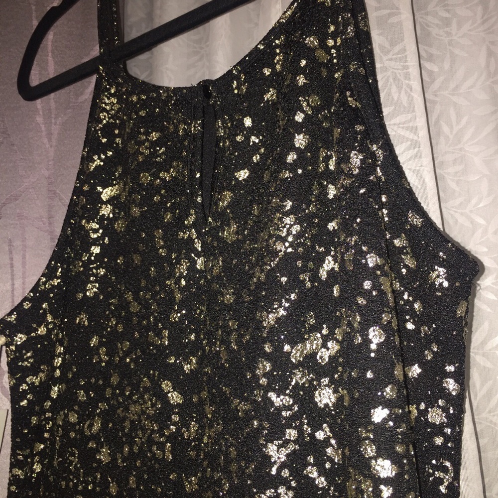 Black & Gold Slinky Lure Dress✨ (Dex)